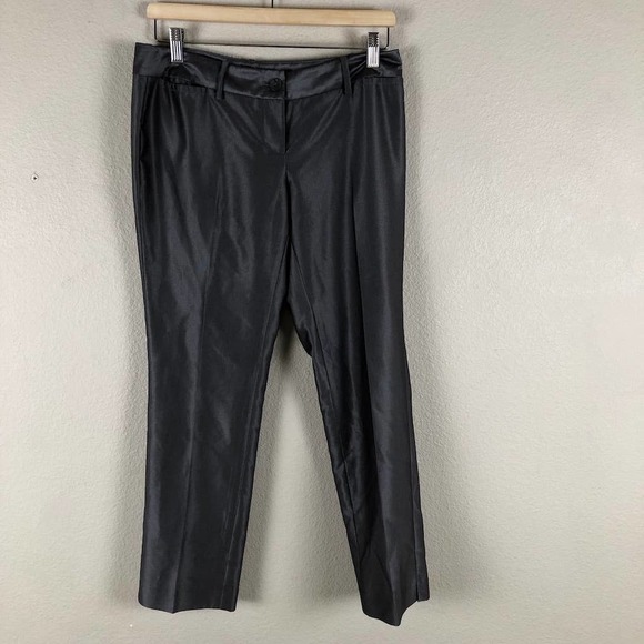 Michael Michael Kors Pants Gray Neutral Low Rise Versatile Trouser Size 6 Petite - Picture 2 of 16
